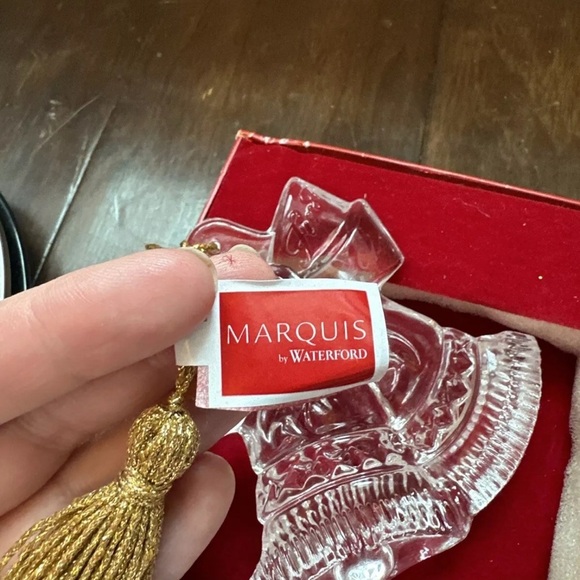 MARQUIS BY WATERFORD CRYSTAL - OUR FIRST CHRISTMAS BELL ORNAMENT - 2014 - Picture 6 of 8